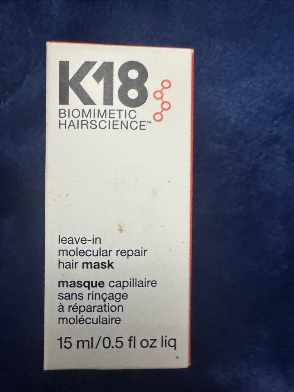 Leave-In Molecular Repair Hair Mask β 15 ml travel deluxe size